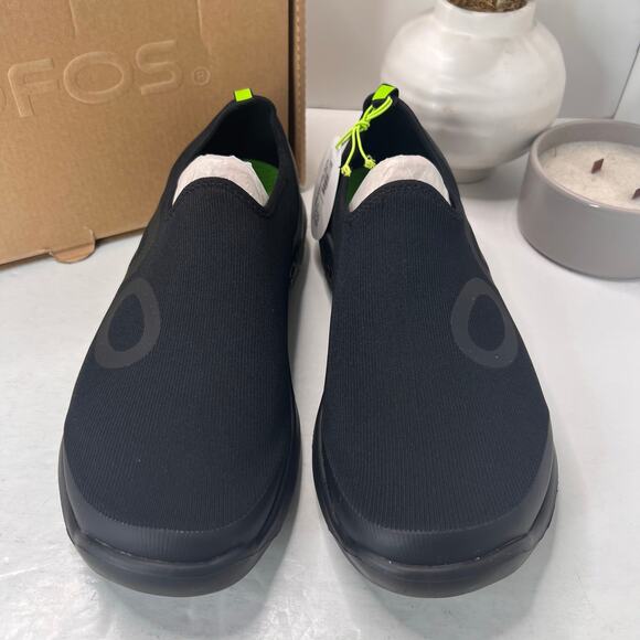 OOFOS OOmg Sport LS Low Sneakers Active Recovery Black/White Men's 11.5 NWB - Picture 7 of 10